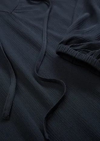 Tunikové šaty ze splývavé viskózy • černá • bonprix obchod