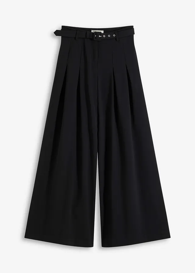 Pantaloni cu pense cu curea (set/2 piese)