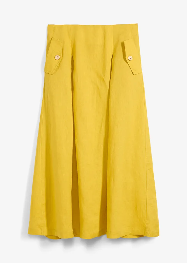 Linnen rok met plooien • lemoncurry • bonprix online shop