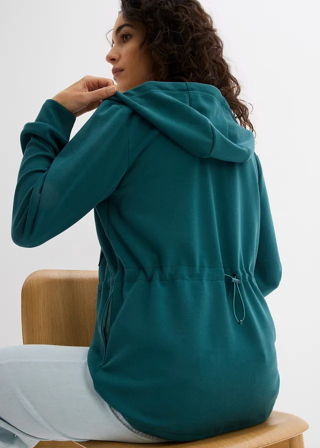 Sweatvest van zachte scuba • pepergroen • product-page.page-title-suffix
