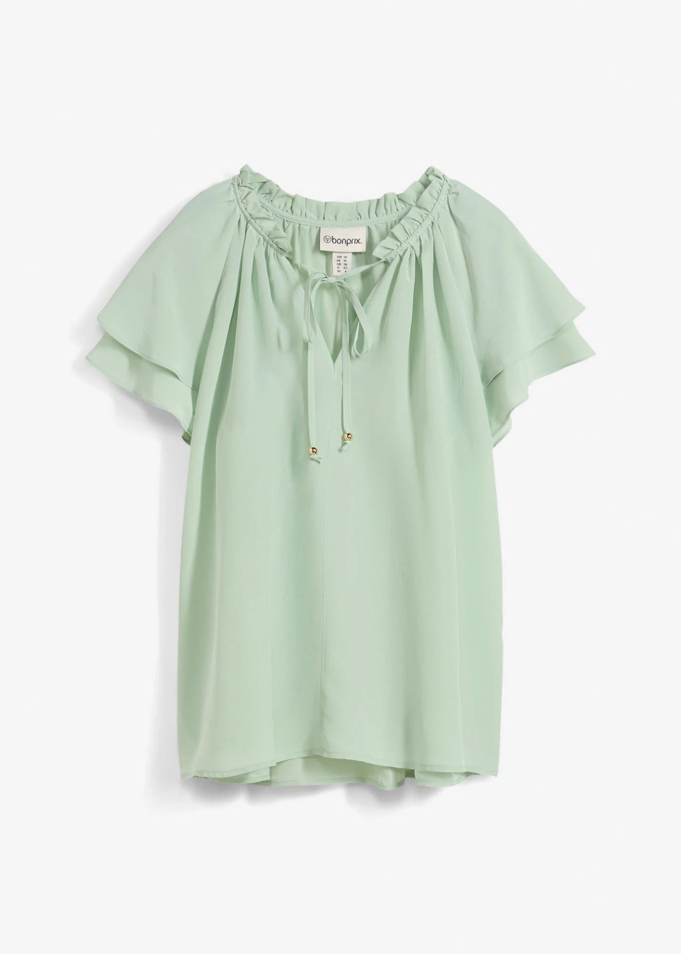 Tunika s podílem hedvábí • světle rákosová • bonprix obchod