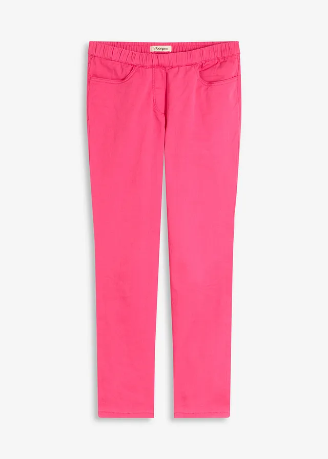 7/8 instapbroek met stretch, Kleur: pinklady