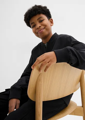 Bluzonová bunda na přechodné období • černá • bonprix obchod