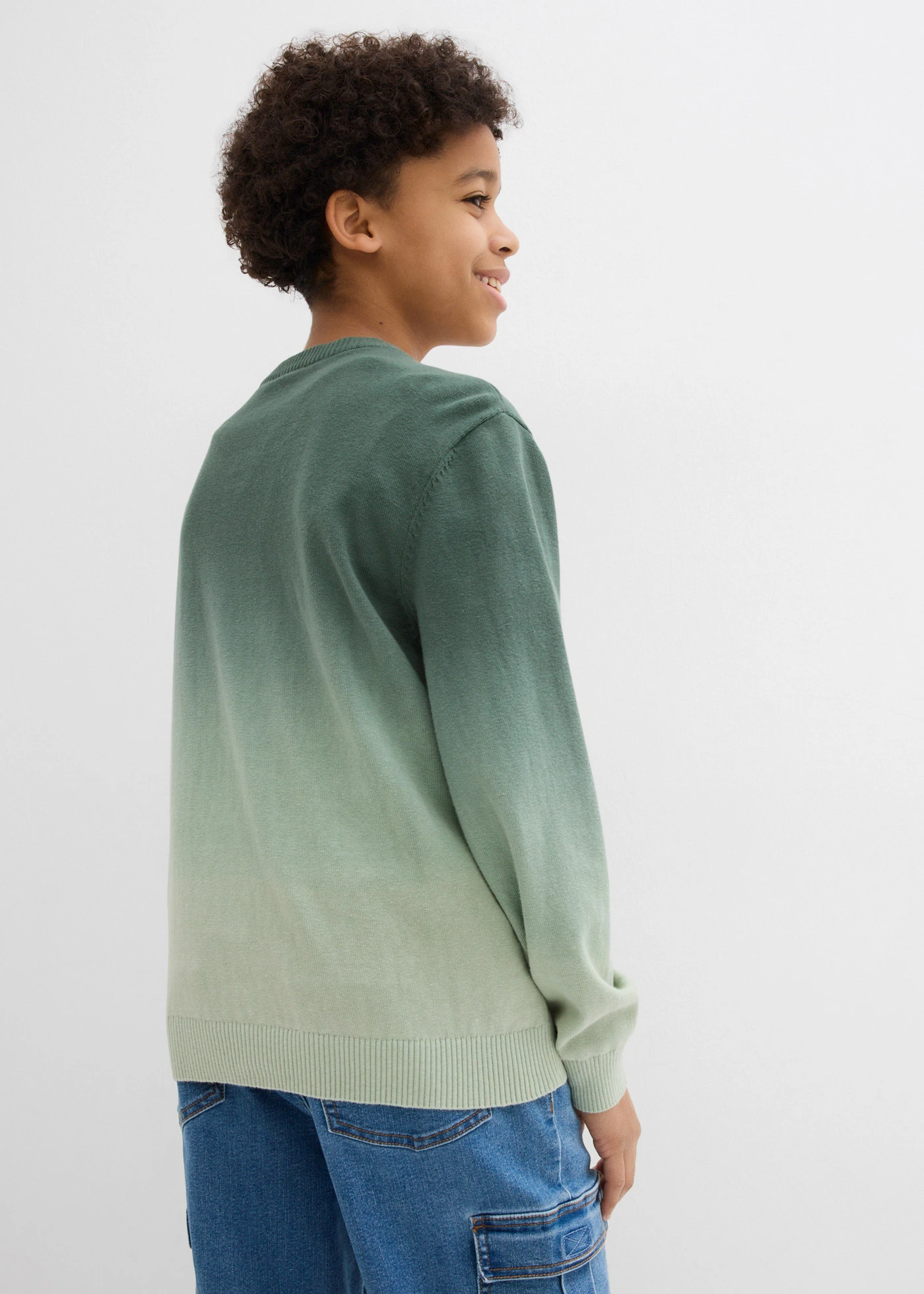 Trui met kleurverloop • schaduwgroen-rookgroen • bonprix online shop