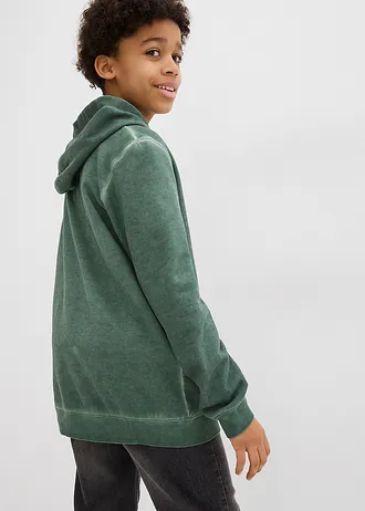 Hoodie van een zachte katoenmix • schaduwgroen • bonprix online shop