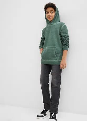 Hoodie van een zachte katoenmix • schaduwgroen • bonprix online shop