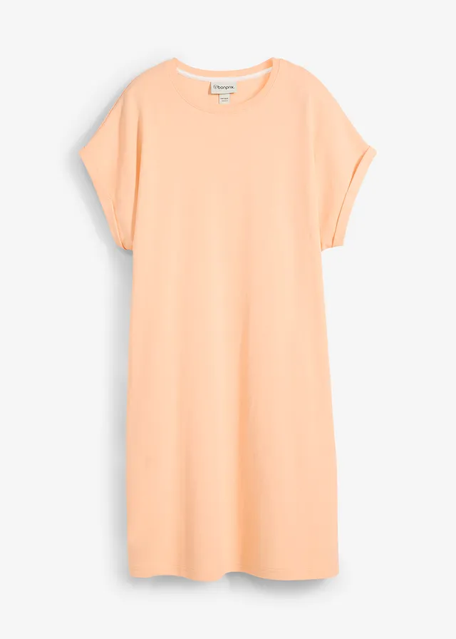 Rochie mini din material greu din bumbac organic 100%