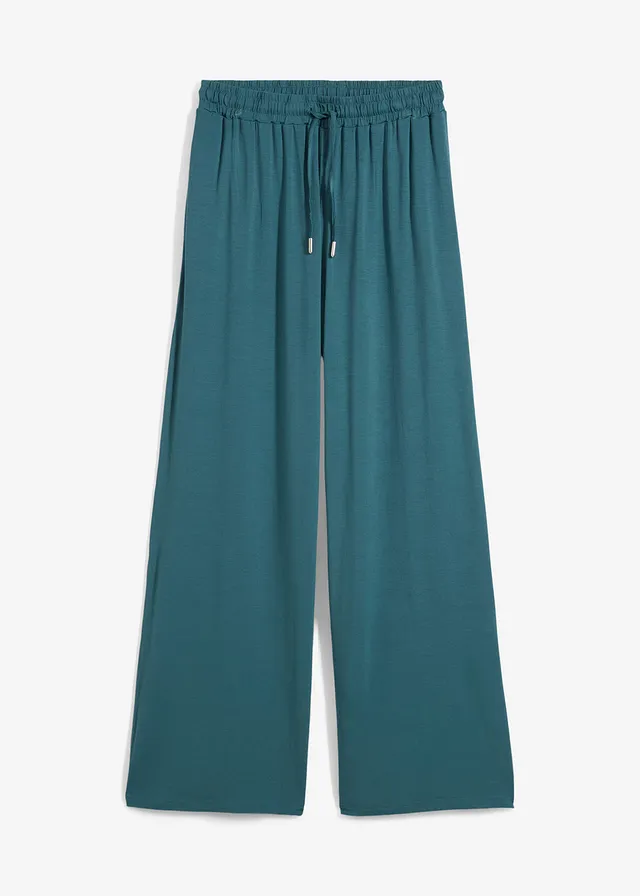 Jersey broek van soepele viscose