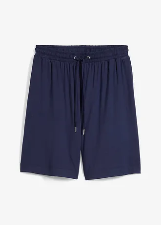 Jersey bermuda van soepele viscose
