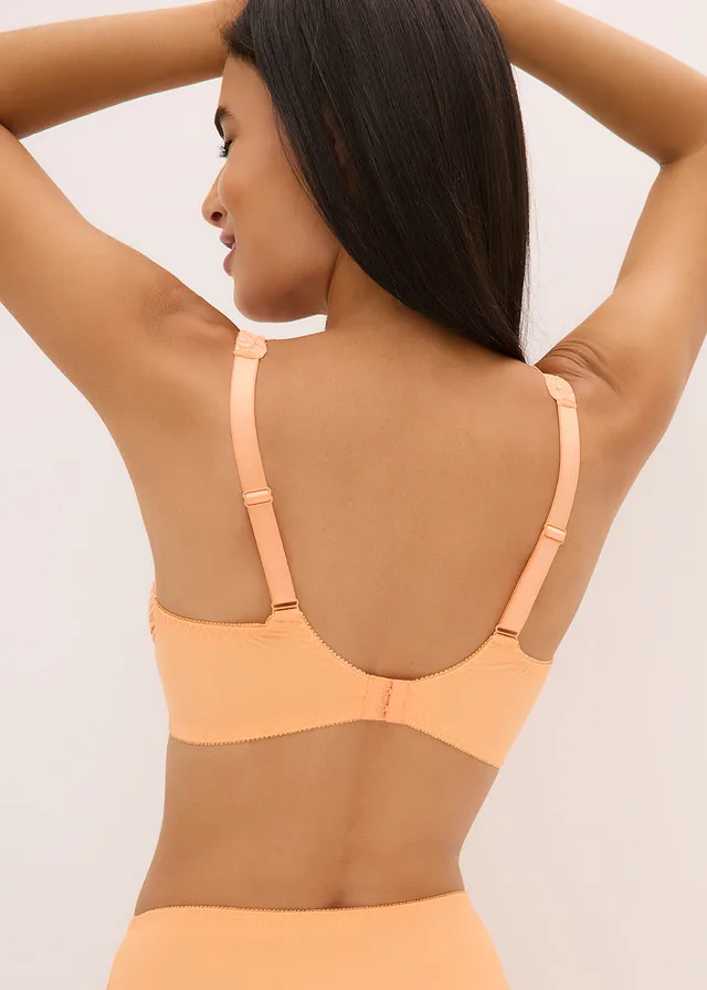 Soutien-gorge à armatures et bretelles rembourrées, Couleur: pêche clair