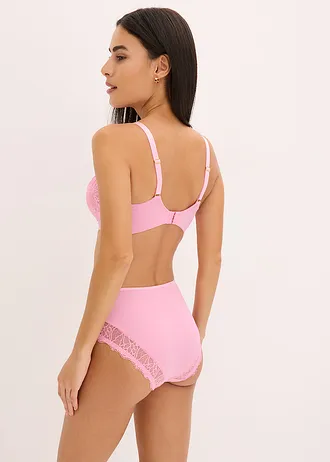 Slip maxi avec dentelle • rose glycine • Boutique bonprix