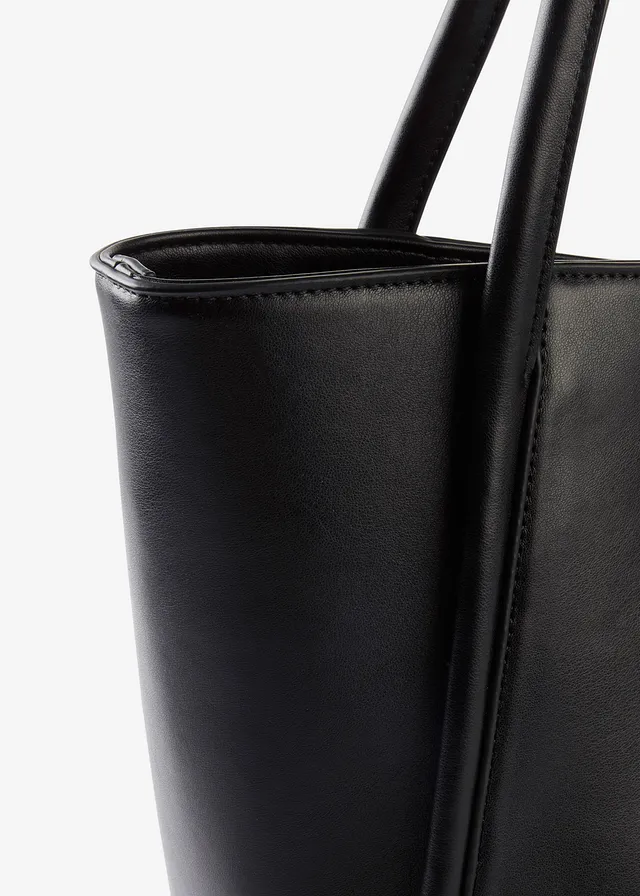 Cabas à passepoil rond et grande poche intérieure • noir • product-page.page-title-suffix