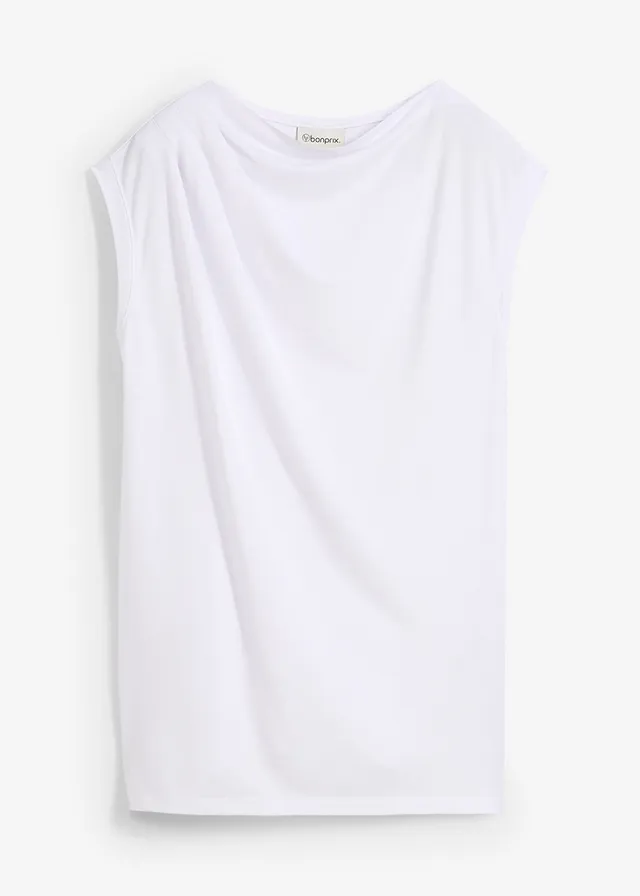 Shirt van een zachte viscosemix • wit • bonprix online shop