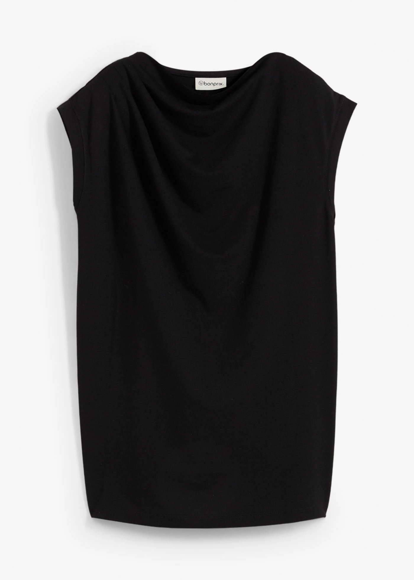 Shirt van een zachte viscosemix • zwart • bonprix online shop