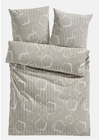 Dekbedovertrek met grafisch design • sand • bonprix online shop