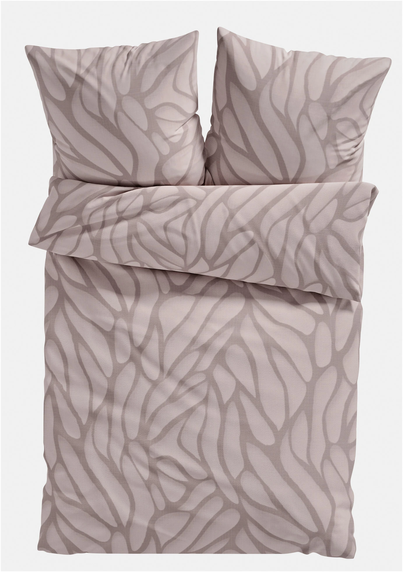 Lenjerie de pat din linou • gri-bej/bej • magazin bonprix