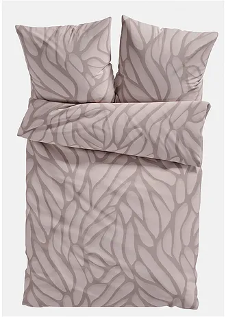 Parure de lit en linon • taupe-beige • Boutique bonprix