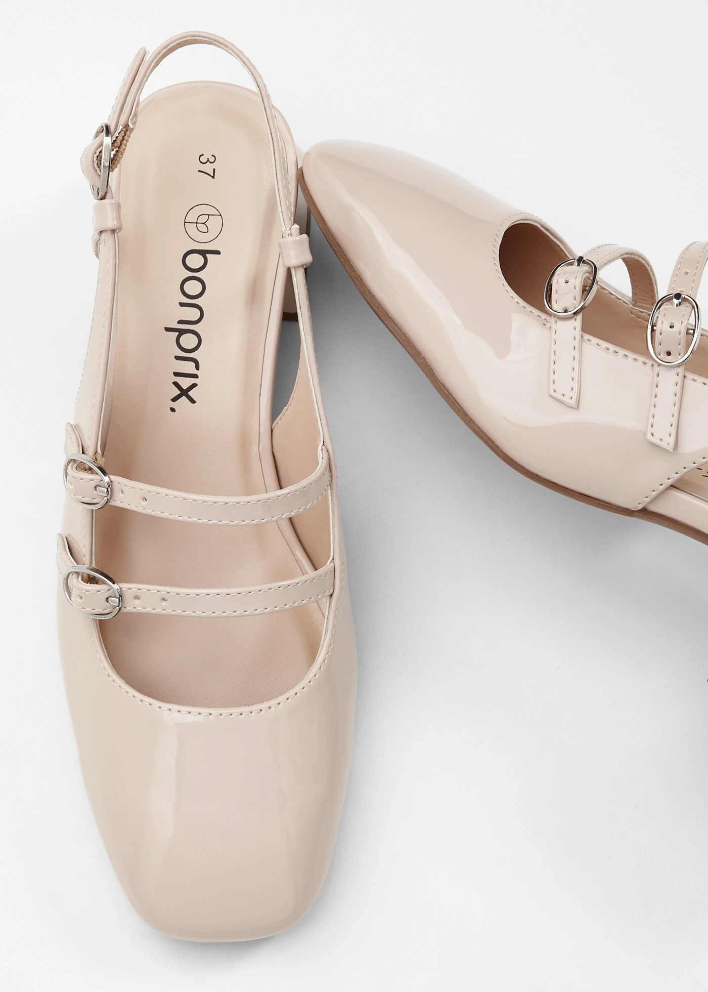 Lodičky s otevřenou patou • béžová • bonprix obchod