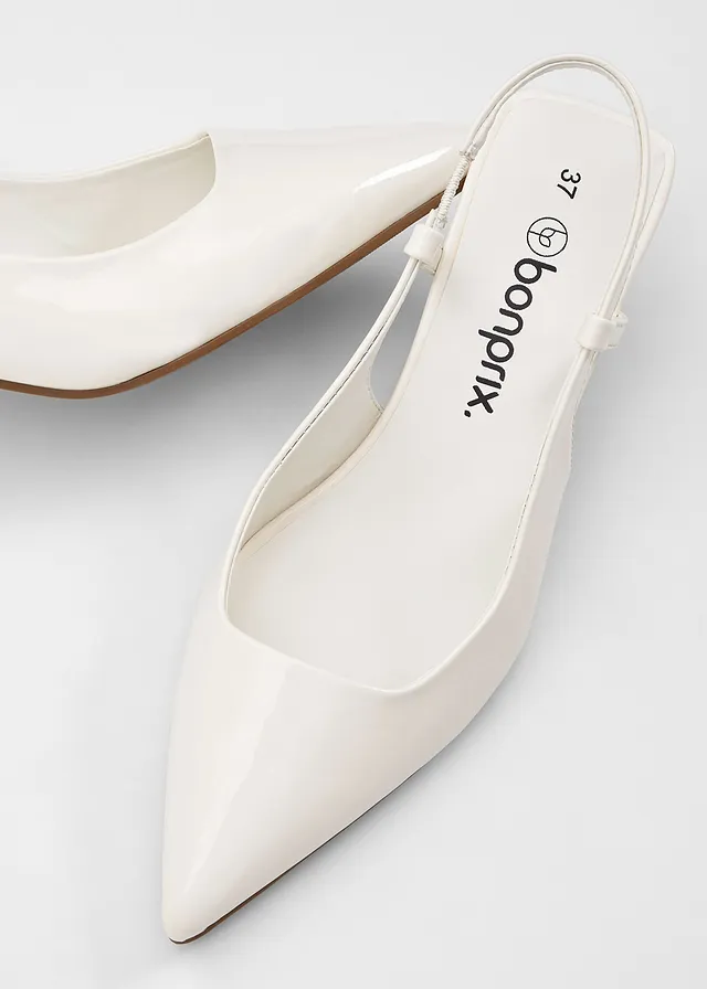 Escarpins slingback • blanc cassé • product-page.page-title-suffix