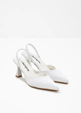 Escarpins slingback • blanc • Boutique bonprix