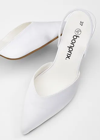 Escarpins slingback • blanc • Boutique bonprix