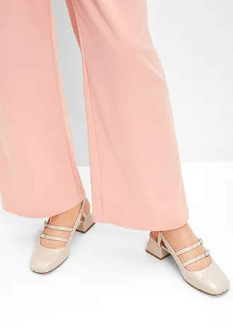 Lodičky s otevřenou patou • béžová • bonprix obchod