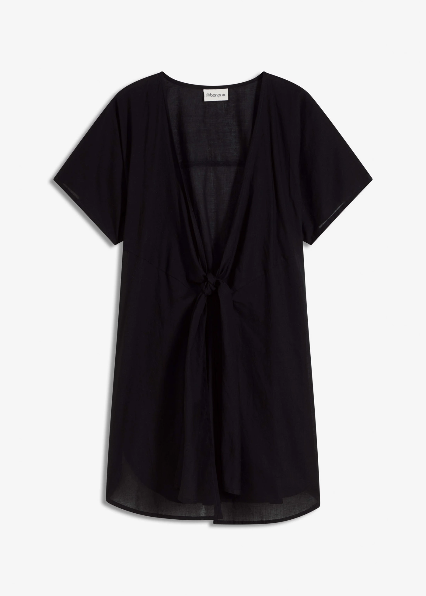 Transparante strandblouse • zwart • bonprix online shop