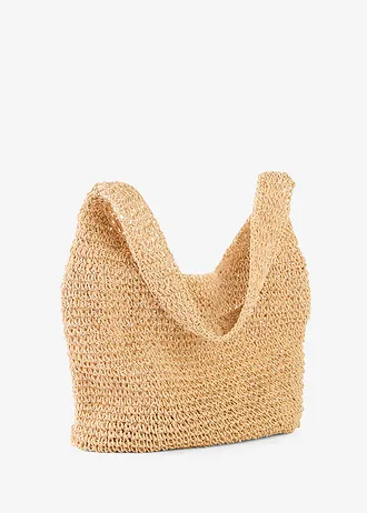 Rieten shopper, Kleur: naturel