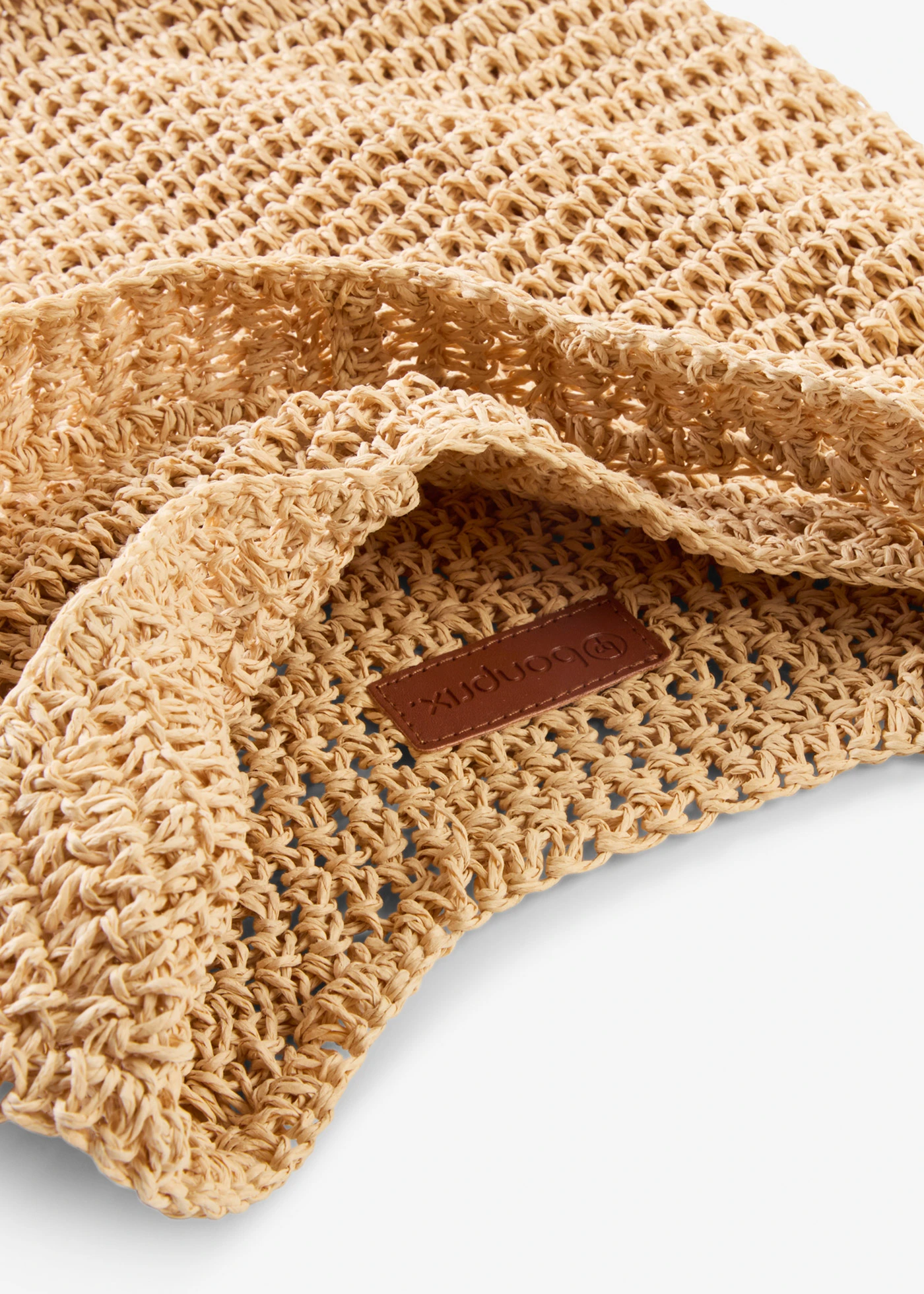 Geantă shopper de paie • bej natur • magazin bonprix