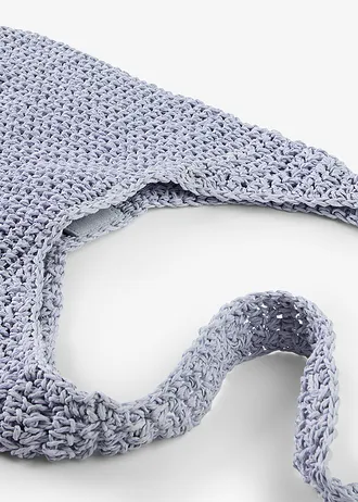 Větší slaměná kabelka • ledovcově modrá • bonprix obchod