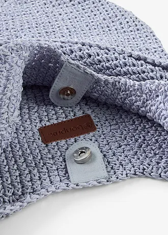 Větší slaměná kabelka • ledovcově modrá • bonprix obchod