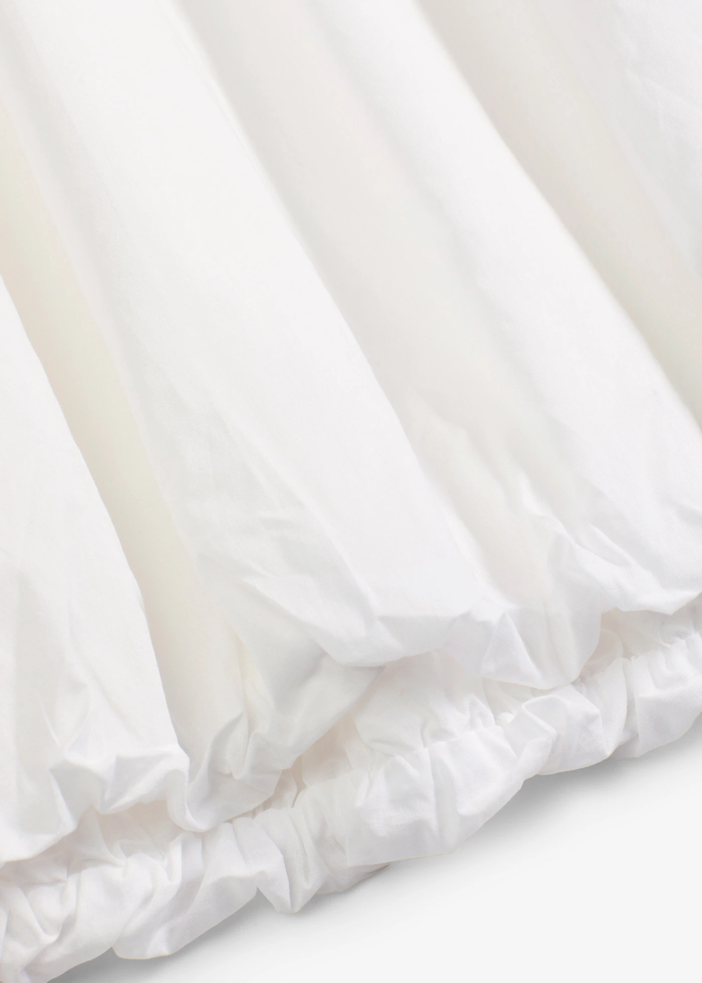 Ballon szoknya tiszta pamutból • fehér • bonprix áruház