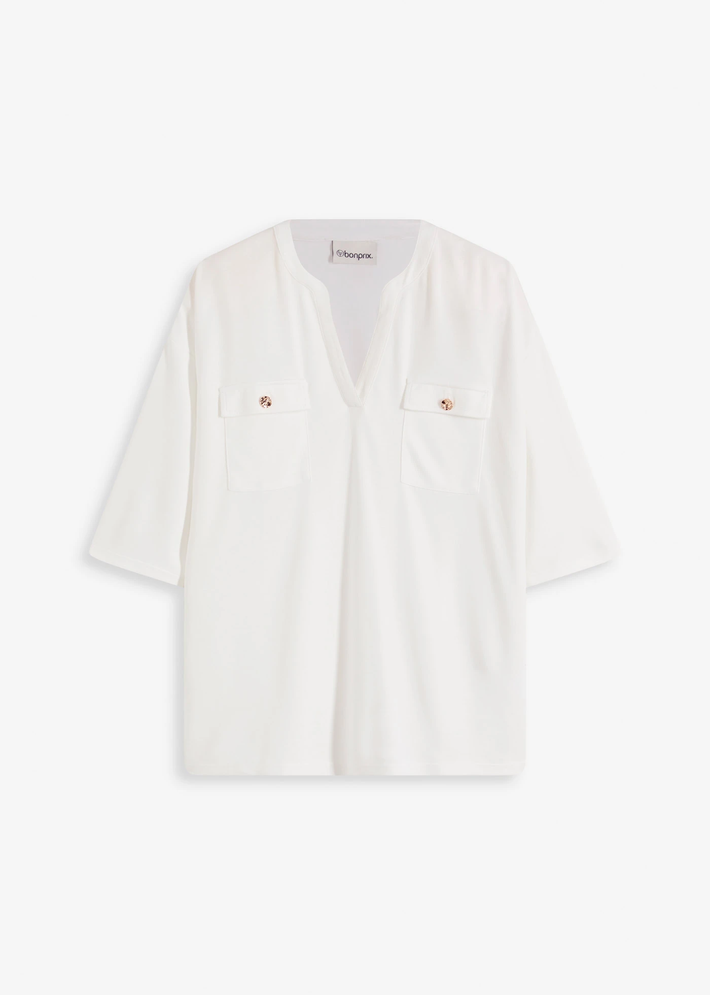 Shirt tuniek • wolwit • bonprix online shop