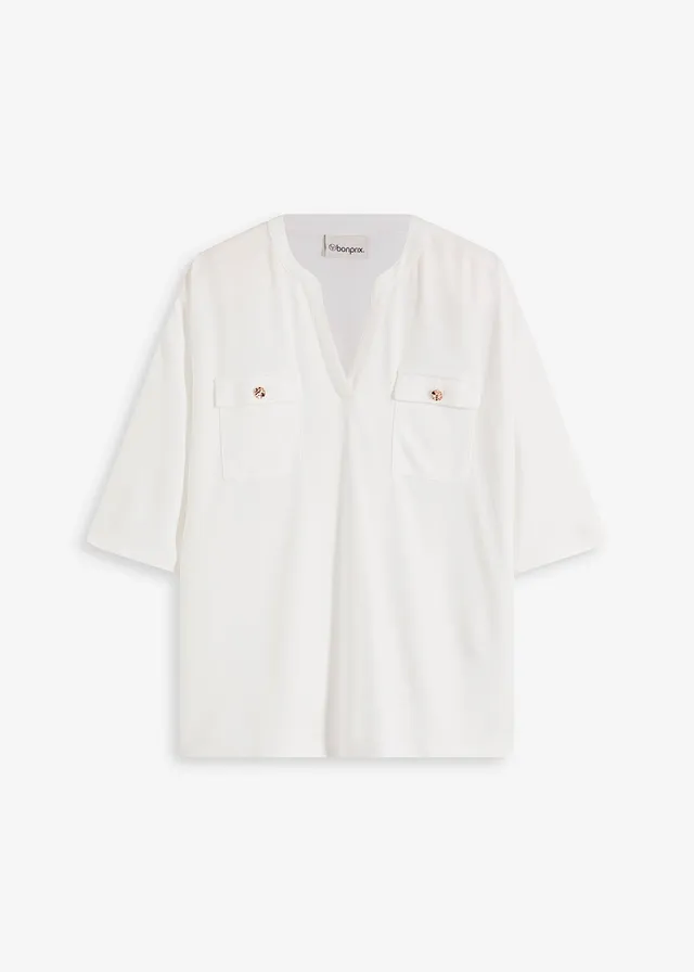 Shirt tuniek • wolwit • bonprix online shop