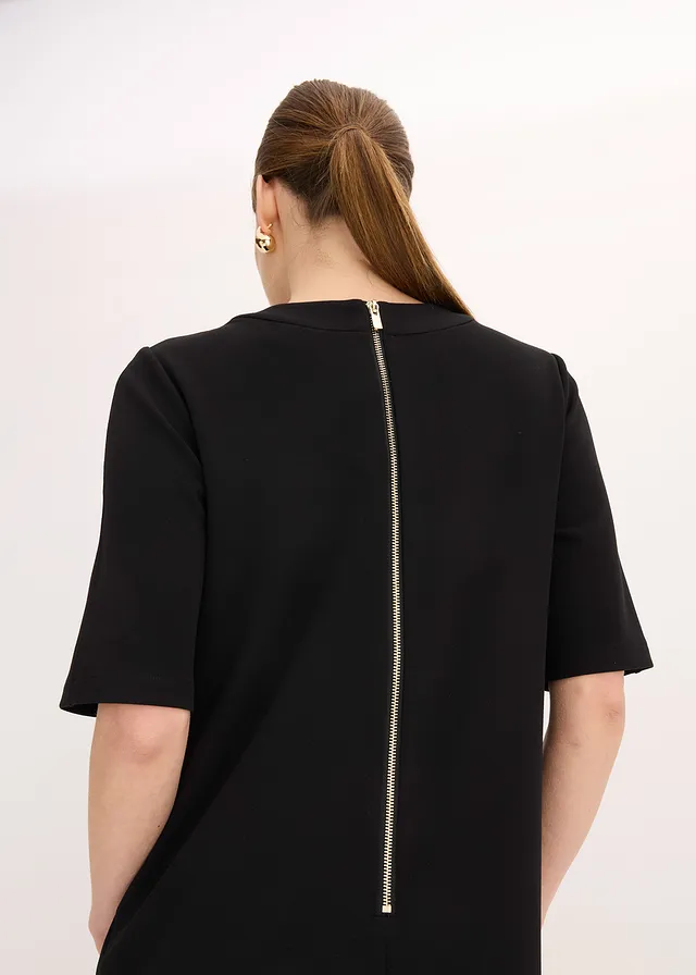 Kokerjurk met elastan • zwart • product-page.page-title-suffix