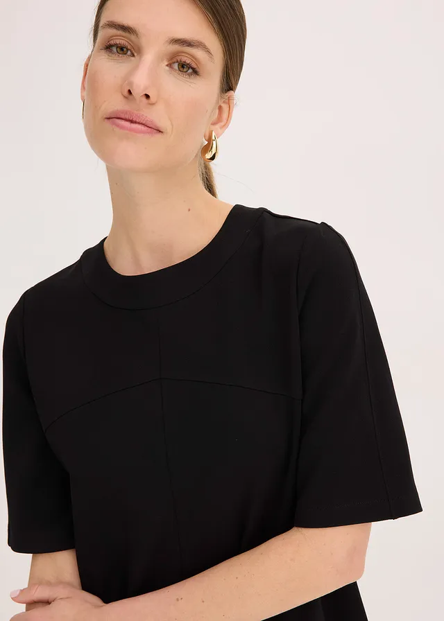 Kokerjurk met elastan • zwart • product-page.page-title-suffix