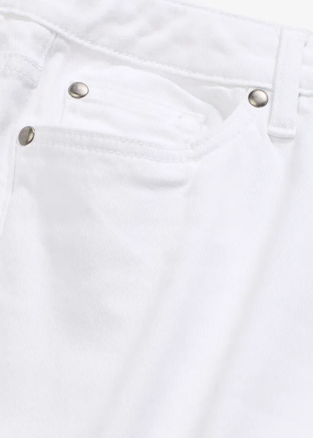 Pantalon large en coton extensible • blanc • product-page.page-title-suffix