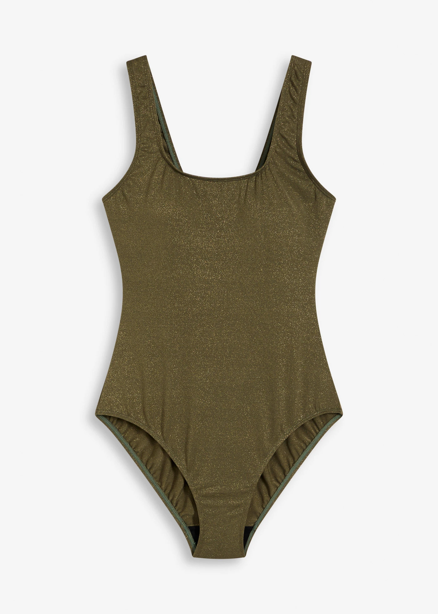 Glanzend badpak • olijfgroen • bonprix online shop
