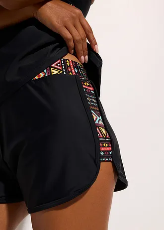 Tankini avec shorty (ens. 2 pces) • noir graphique • Boutique bonprix