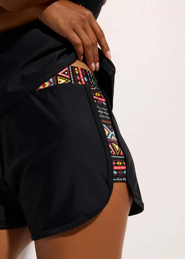 Tankini avec shorty (ens. 2 pces) • noir graphique • product-page.page-title-suffix