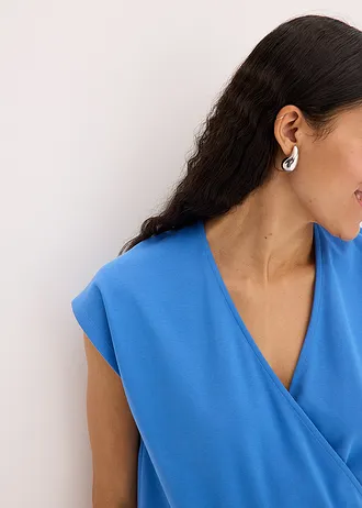 Shirt van puur biologisch katoen • gletsjerblauw • bonprix online shop