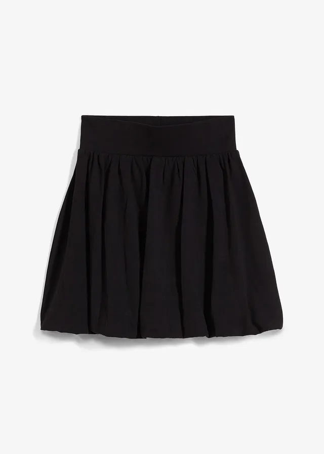 Fustă balon din material elastic cu bumbac