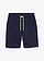 Teplákové bermudy z čisté organické bavlny, barva: tmavě modrá