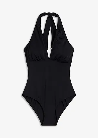 Halter badpak met een diepe V-hals