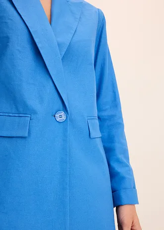 Linnen blazer • gletsjerblauw • bonprix online shop