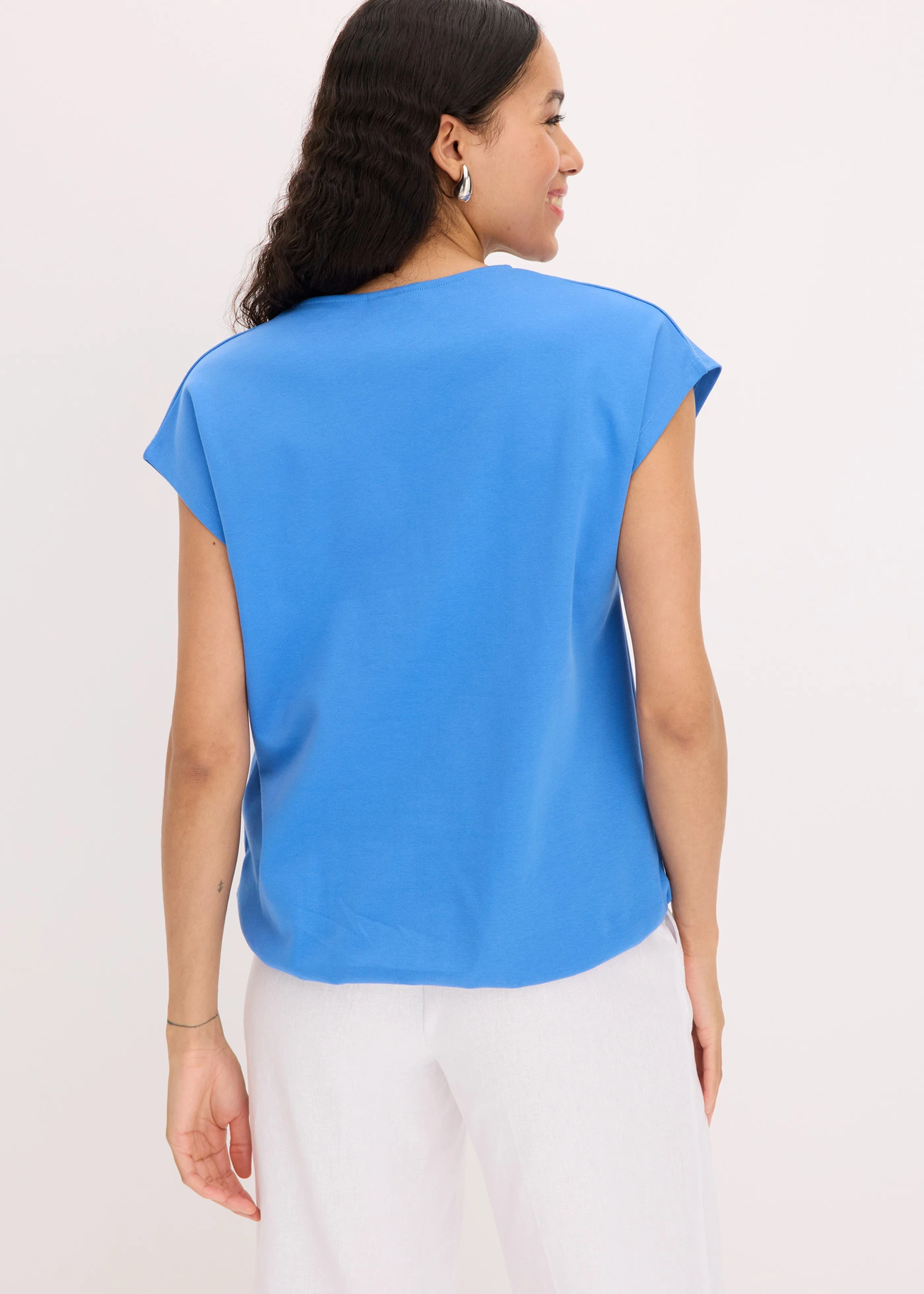 Shirt van puur biologisch katoen • gletsjerblauw • bonprix online shop