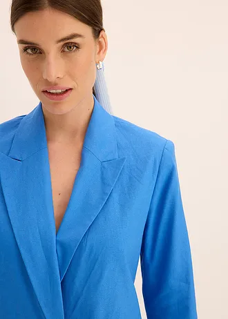 Sacou cu in • albastru-gheață • magazin bonprix