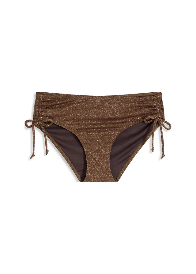Glanzend bikinibroekje, Kleur: bruin