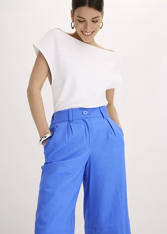 Bermuda en lin mélangé • bleu glacier • Boutique bonprix