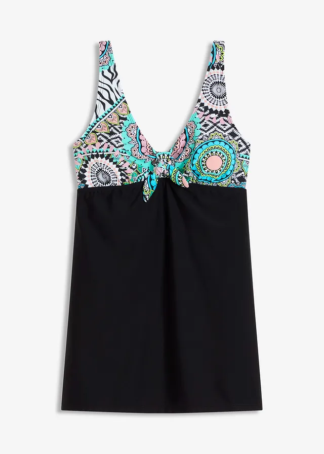 Costum baie tip rochiță cu fundiță